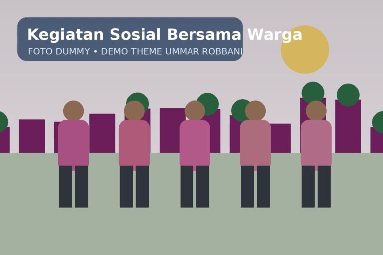 Kegiatan Sosial Bersama Warga Berlangsung dengan Gotong Royong